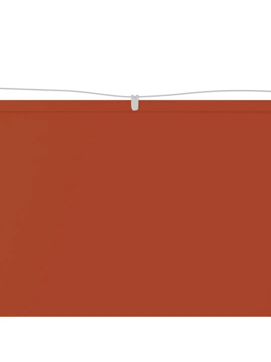 Vertikální markýza terakotová 180 x 800 cm oxfordská látka