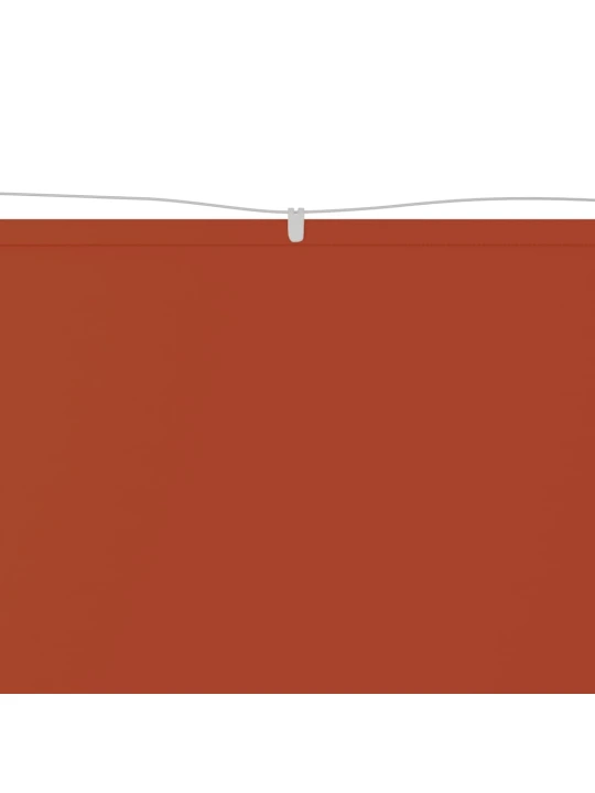 Vertikální markýza terakotová 200 x 360 cm oxfordská látka