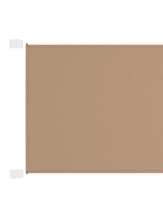 Vertikální markýza taupe 60 x 360 cm oxfordská látka