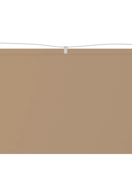 Vertikální markýza taupe 60 x 800 cm oxfordská látka