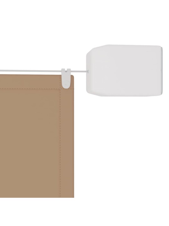 Vertikální markýza taupe 60 x 1 000 cm oxfordská látka