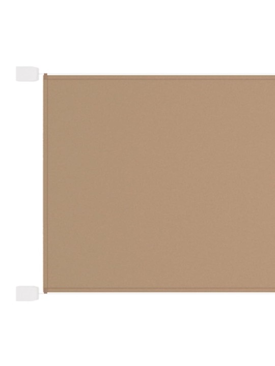 Vertikální markýza taupe 100 x 1 000 cm oxfordská látka
