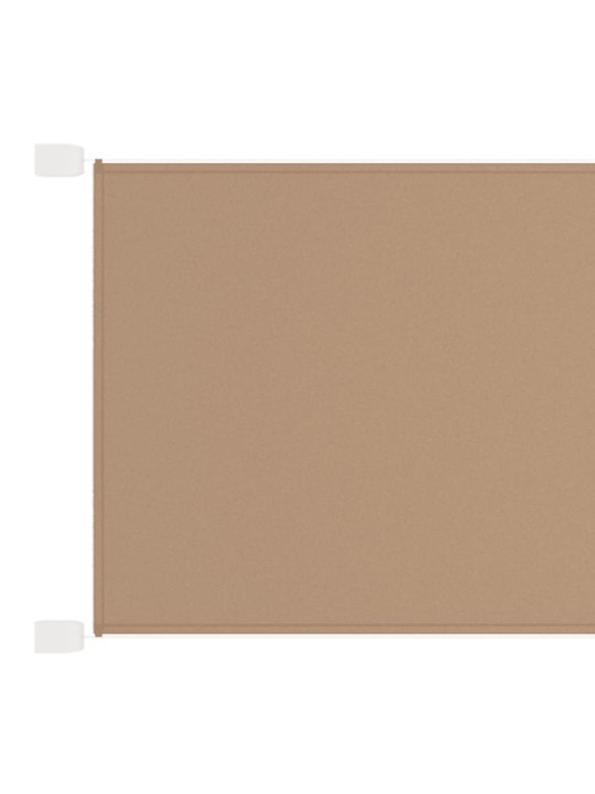 Vertikální markýza taupe 100 x 1 200 cm oxfordská látka
