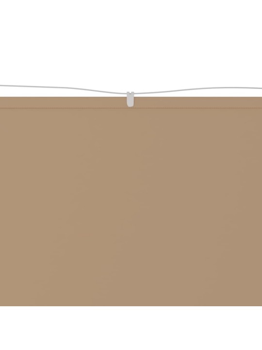 Vertikální markýza taupe 180 x 1 200 cm oxfordská látka