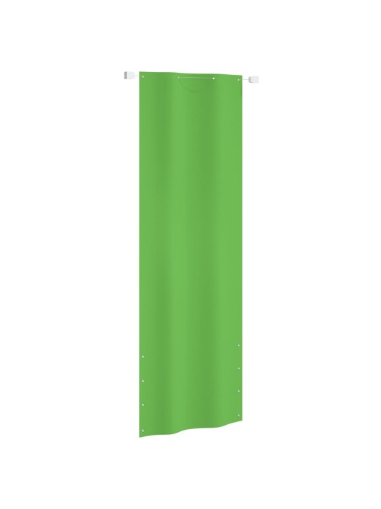 Balkonová zástěna světle zelená 80 x 240 cm oxfordská látka