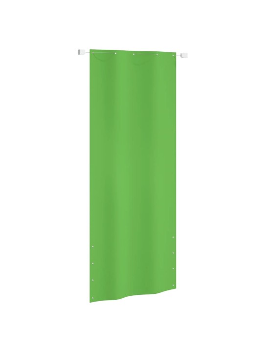 Balkonová zástěna světle zelená 100 x 240 cm oxfordská látka