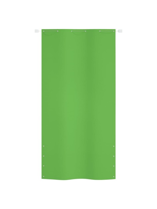 Balkonová zástěna světle zelená 120 x 240 cm oxfordská látka