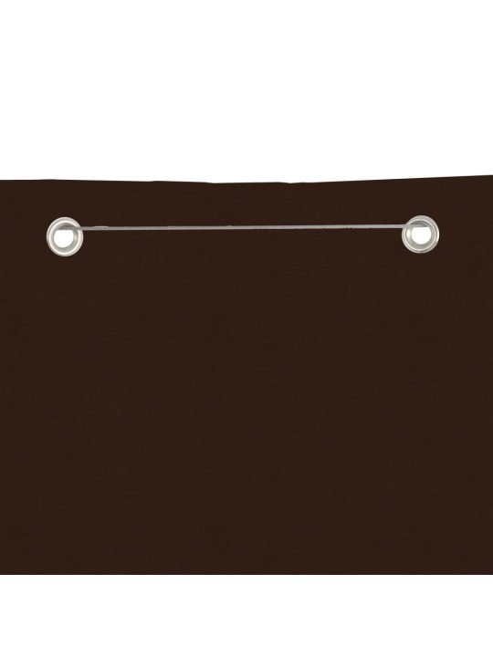 Balkonová zástěna hnědá 80 x 240 cm oxfordská látka