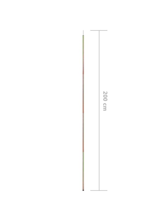Tyč ke stínící plachtě 200 cm pozinkovaná ocel