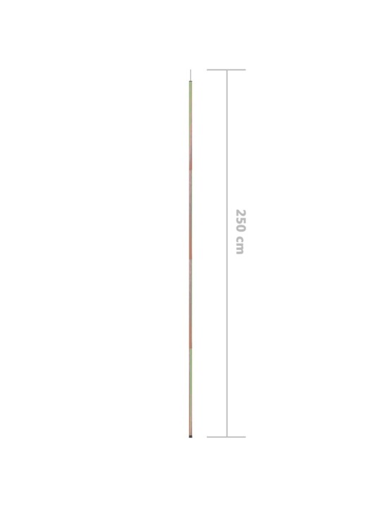 Sloup pro stínící plachtu 250 cm pozinkovaná ocel