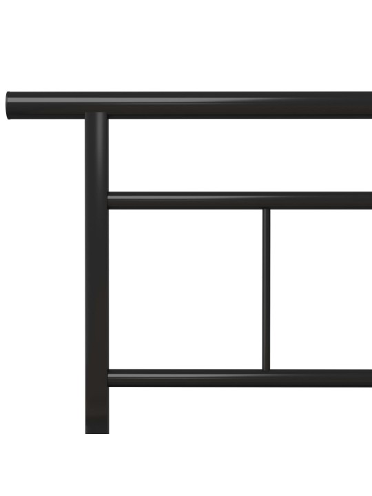 Rám postele černý kov 100 x 200 cm