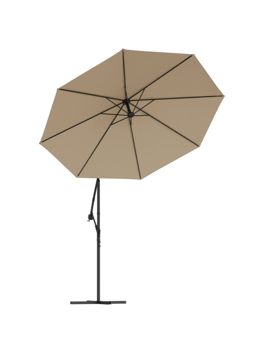 Náhradní potah na konzolový slunečník taupe 350 cm