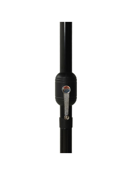 3stupňový zahradní slunečník hliníková tyč terakota 2,5 x 2,5 m
