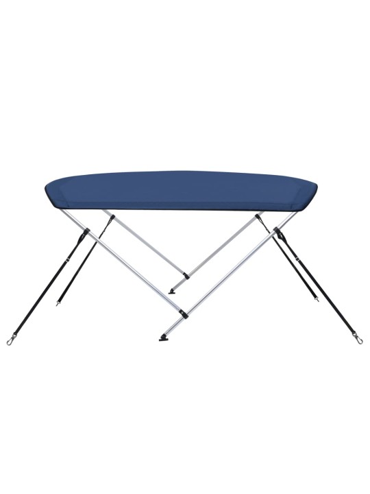 Bimini stříška se 2 oblouky námořnická modrá 150 x 120 x 110 cm