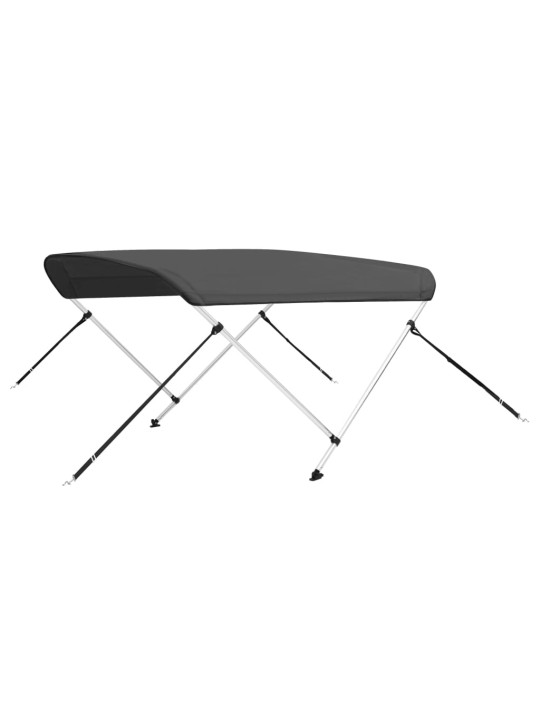 Bimini stříška se 2 oblouky antracitová 150 x 120 x 110 cm