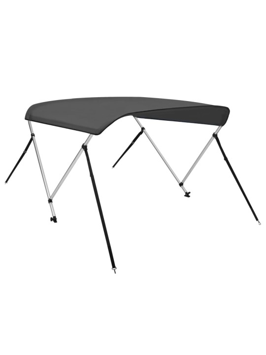 Bimini stříška se 2 oblouky antracitová 150 x 120 x 110 cm