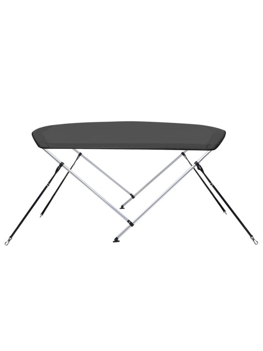 Bimini stříška se 2 oblouky antracitová 150 x 120 x 110 cm