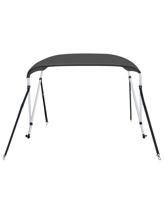 Bimini stříška se 2 oblouky antracitová 180 x 130 x 110 cm