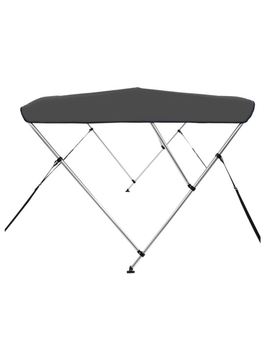 Bimini stříška se 3 oblouky antracitová 183 x 140 x 137 cm