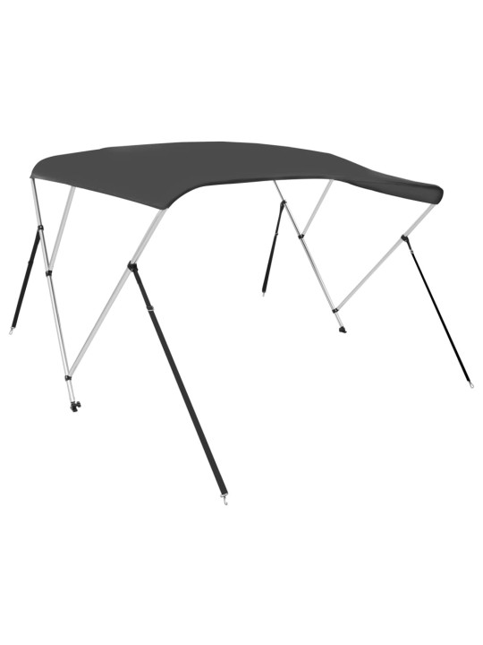 Bimini stříška se 3 oblouky antracitová 183 x 140 x 137 cm