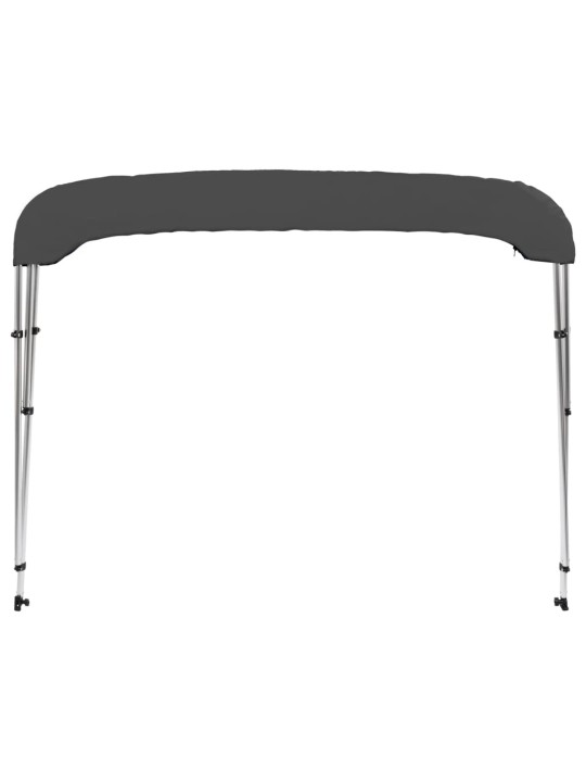 Bimini stříška se 3 oblouky antracitová 183 x 140 x 137 cm