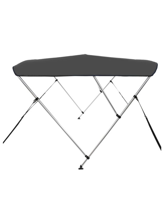 Bimini stříška se 3 oblouky antracitová 183 x 160 x 137 cm