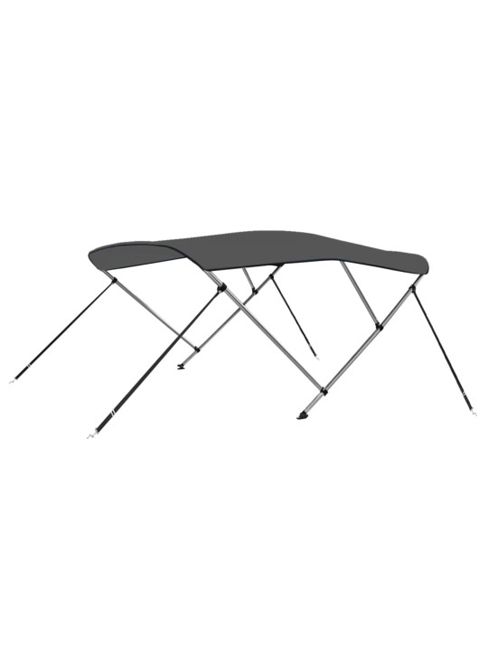 Bimini stříška se 3 oblouky antracitová 183 x 196 x 137 cm