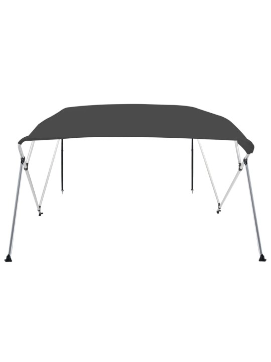 Bimini stříška se 4 oblouky antracitová 243 x 180 x 137 cm