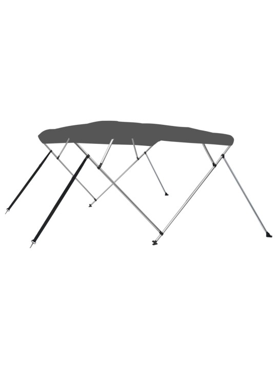 Bimini stříška se 4 oblouky antracitová 243 x 196 x 137 cm