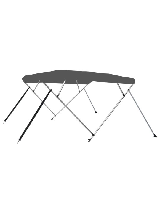 Bimini stříška se 4 oblouky antracitová 243 x 210 x 137 cm