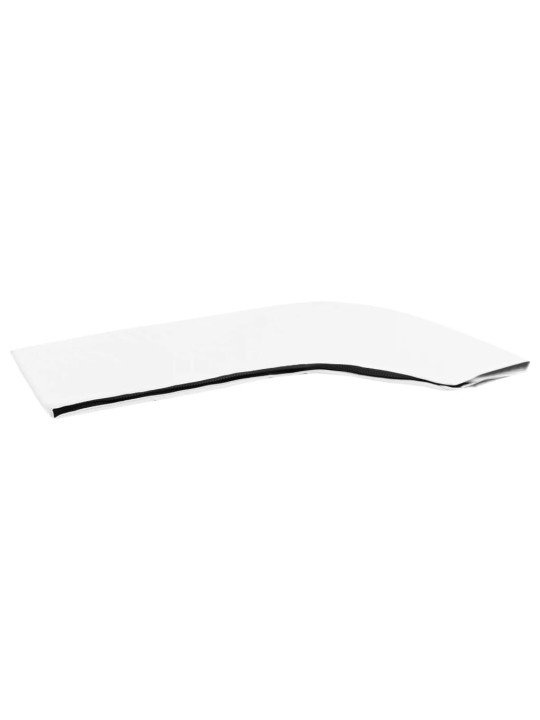 Bimini stříška se 4 oblouky bílá 243 x (230–244) x 137 cm