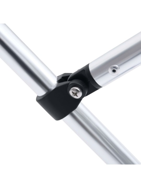 Bimini stříška se 4 oblouky bílá 243 x (230–244) x 137 cm