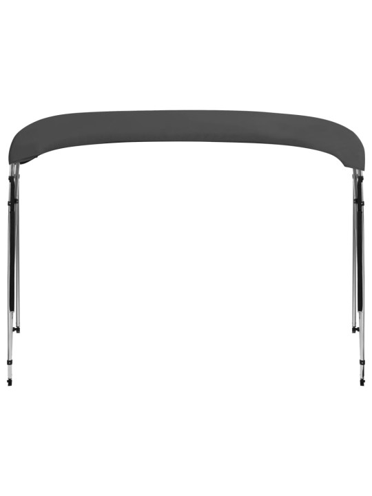 Bimini stříška se 4 oblouky antracitová 243x(230–244)x137 cm