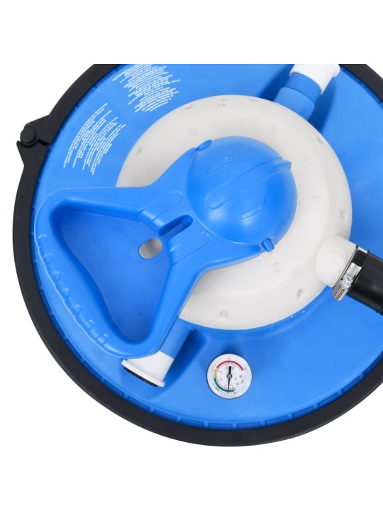 Písková filtrace modro-černá 385 x 620 x 432 mm 200 W 25 l