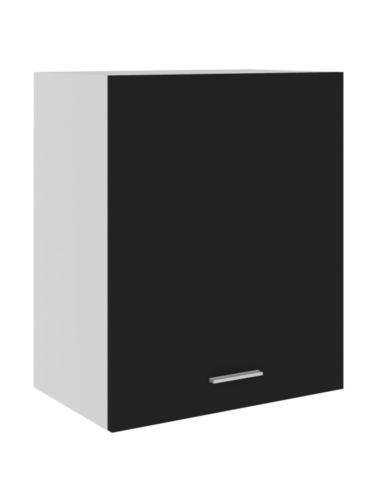 Závěsné skříňky Lyon 2 ks černé 50x31x60 cm kompozitní dřevo