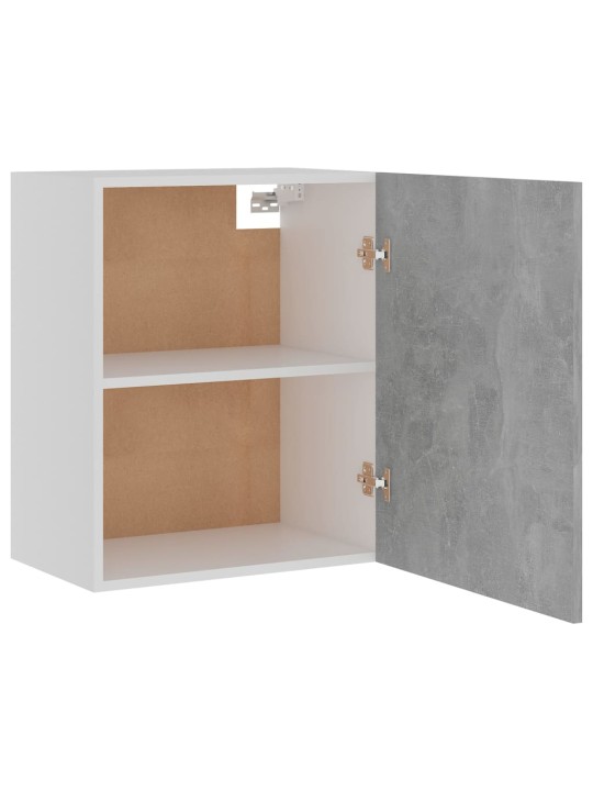 Závěsné skříňky Lyon 2 ks betonově šedé 50x31x60 cm kompozit