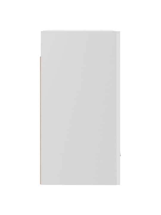 Závěsné skříňky Lyon 2 ks bílé vysoký lesk 50x31x60 cm kompozit