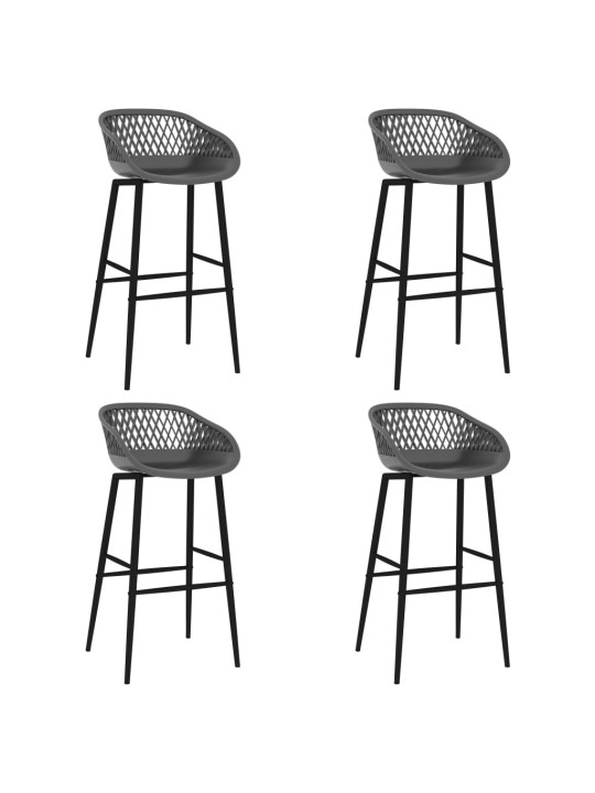 5dílný barový set bílo-šedý