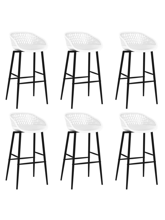 7dílný barový set bílý