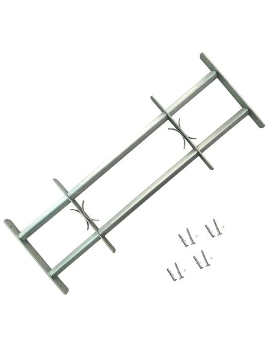 Nastavitelné bezpečnostní okenní mříže 2 ks 700–1 050 mm