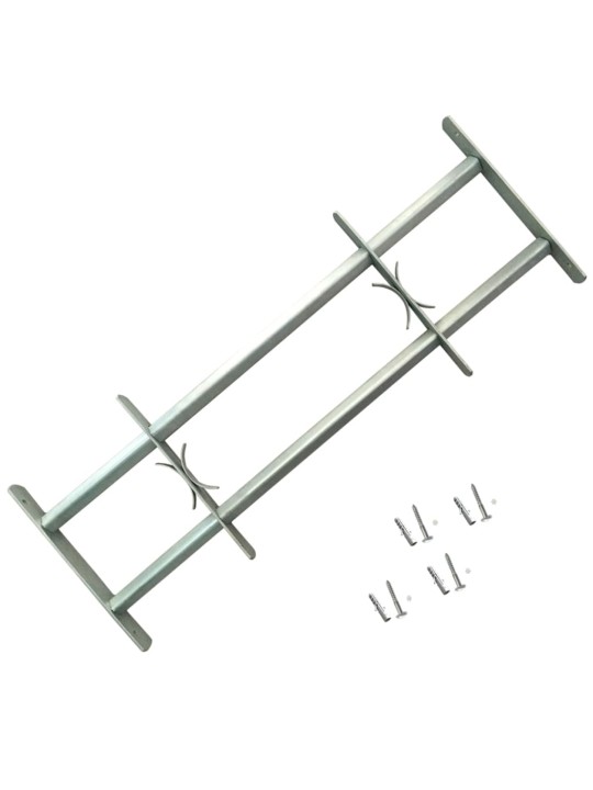 Nastavitelné bezpečnostní okenní mříže 2 ks 1000–1500 mm