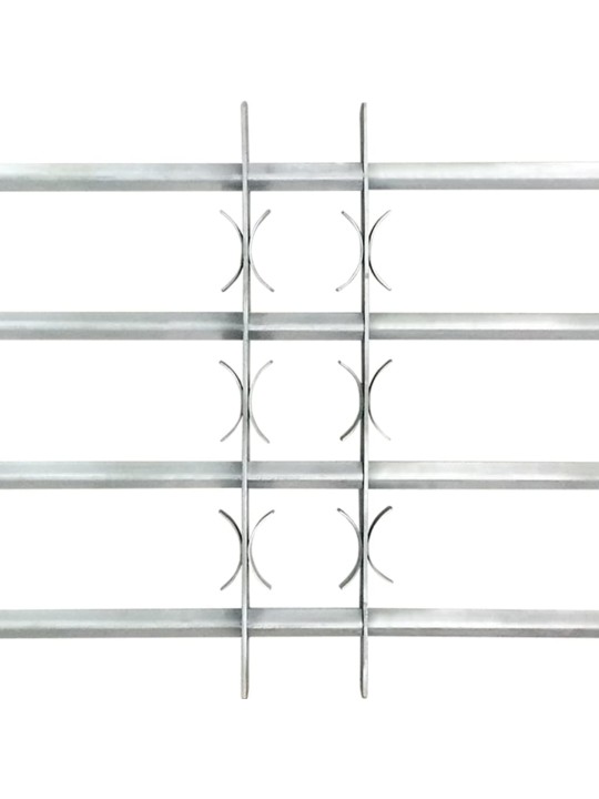 Nastavitelné bezpečnostní okenní mříže 2 ks 1000–1500 mm