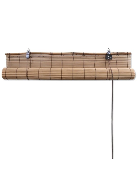 Zatemňovací rolety z bambusu 2 ks 100 x 160 cm hnědé