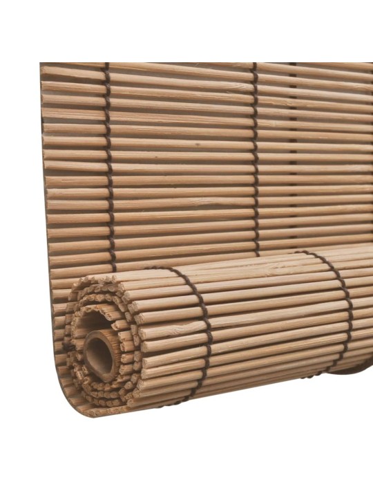 Zatemňovací rolety z bambusu 2 ks 100 x 160 cm hnědé