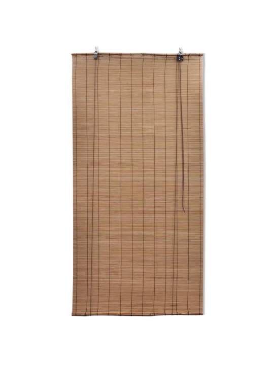 Zatemňovací rolety z bambusu 2 ks hnědé 120 x 220 cm