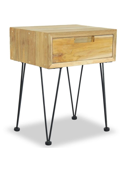Noční stolky 2 ks 40 x 30 x 50 cm masivní teak
