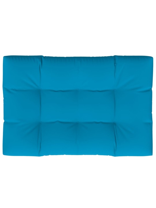 Poduška na palety modrá 120 x 80 x 12 cm textil
