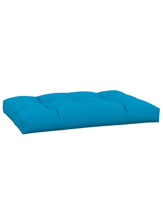 Poduška na palety modrá 120 x 80 x 12 cm textil