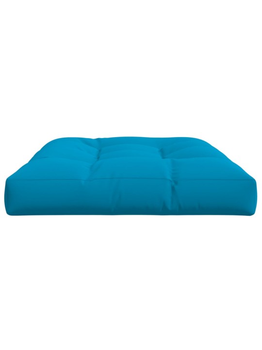 Poduška na palety modrá 120 x 80 x 12 cm textil
