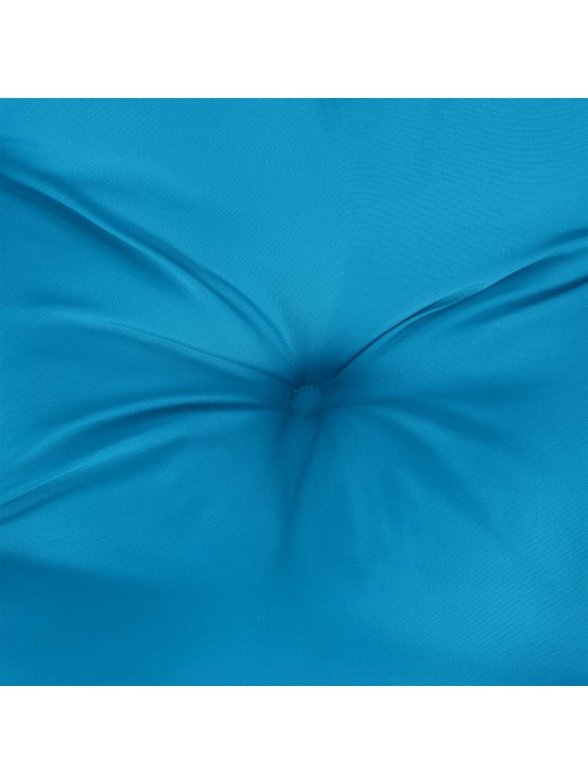 Poduška na palety modrá 120 x 80 x 12 cm textil
